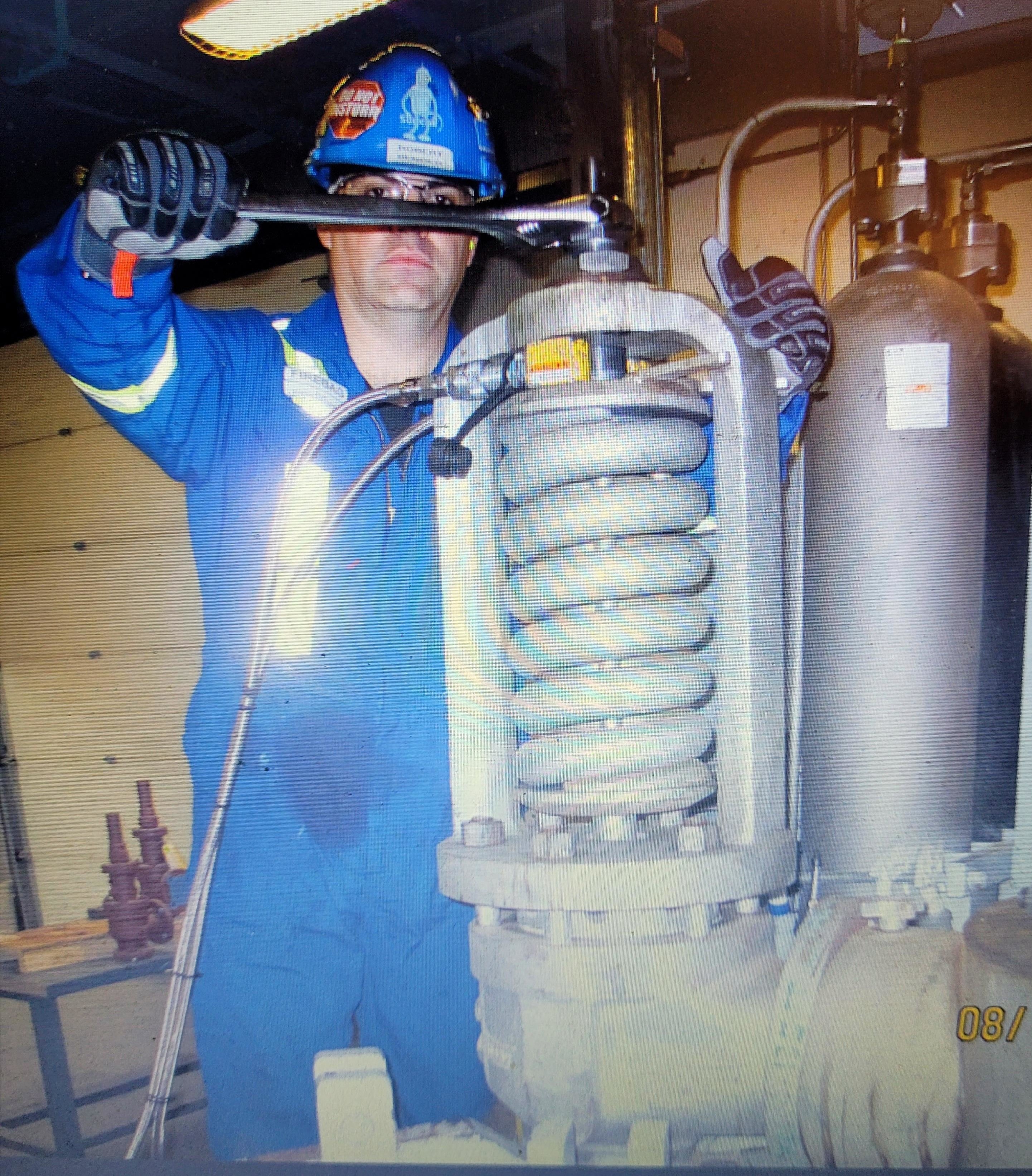 Setting valve pressure safety equipment
